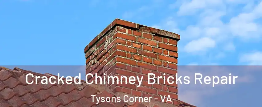  Cracked Chimney Bricks Repair Tysons Corner - VA